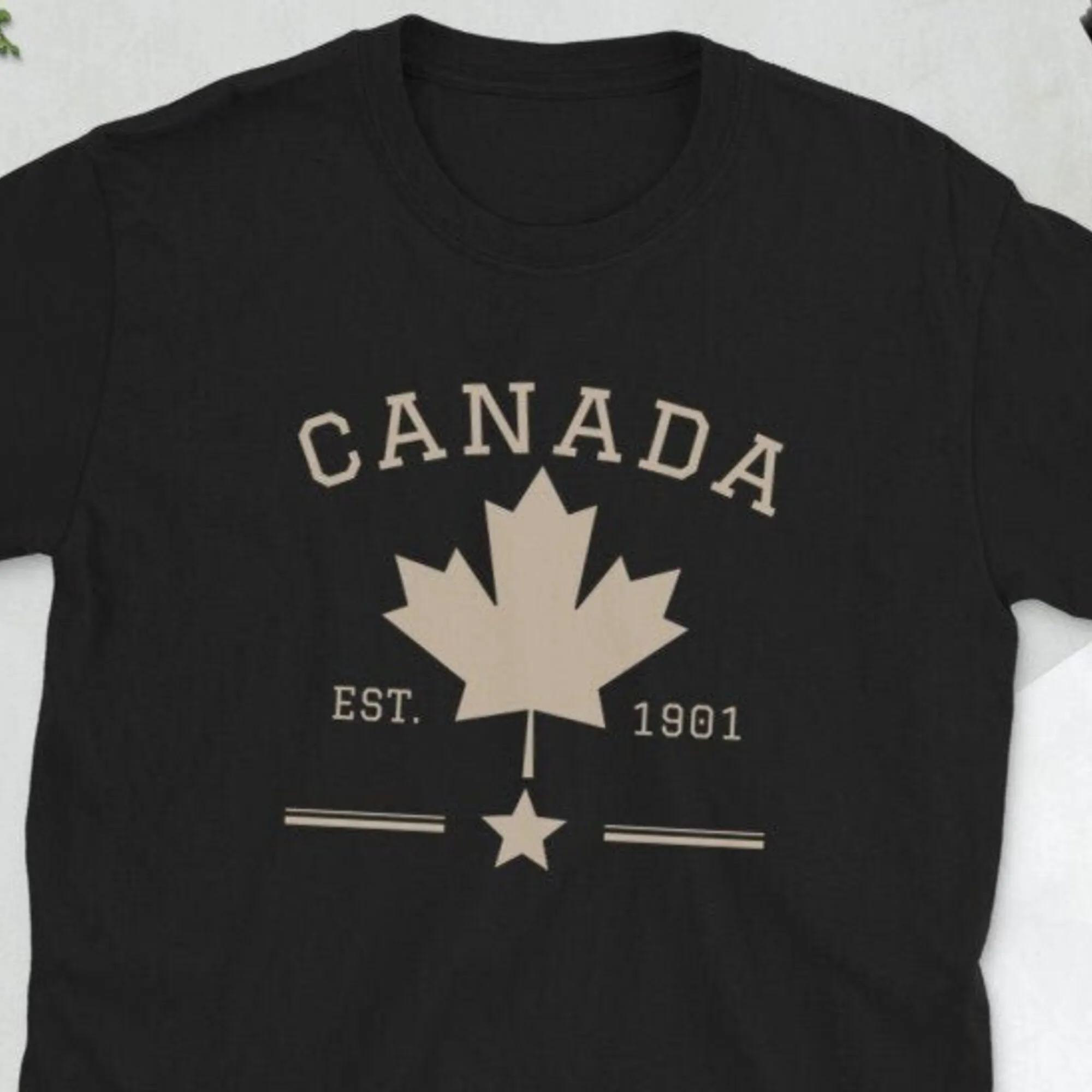 Canada T shirt Maple Leaf Canadian Souvenir from Vintage Athletic  Toronto Vancouver Montreal long or short sleeves