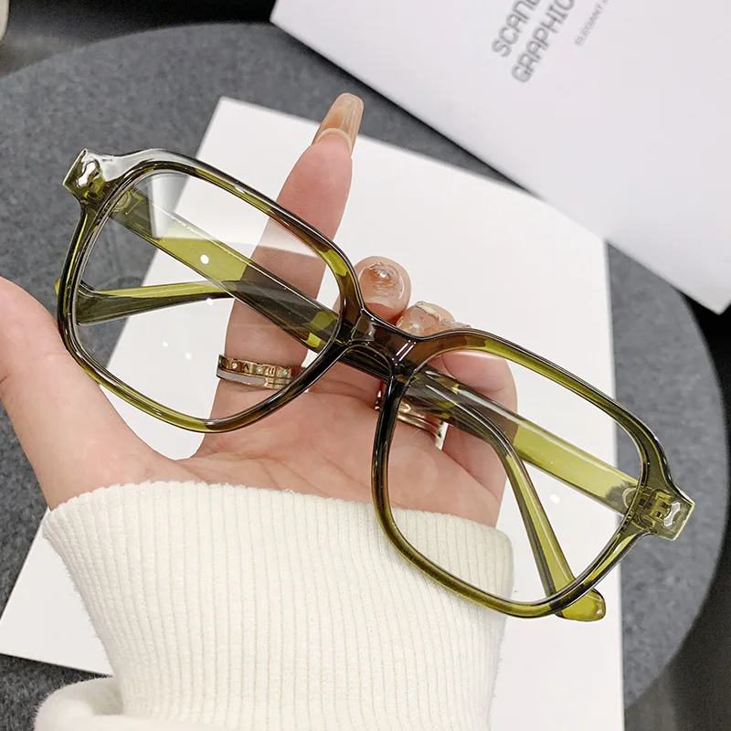 

New Style Women's Eyeglasses Frame Square Shape Blue Light Blocking Glasses Woman High Quality Glasses for Men