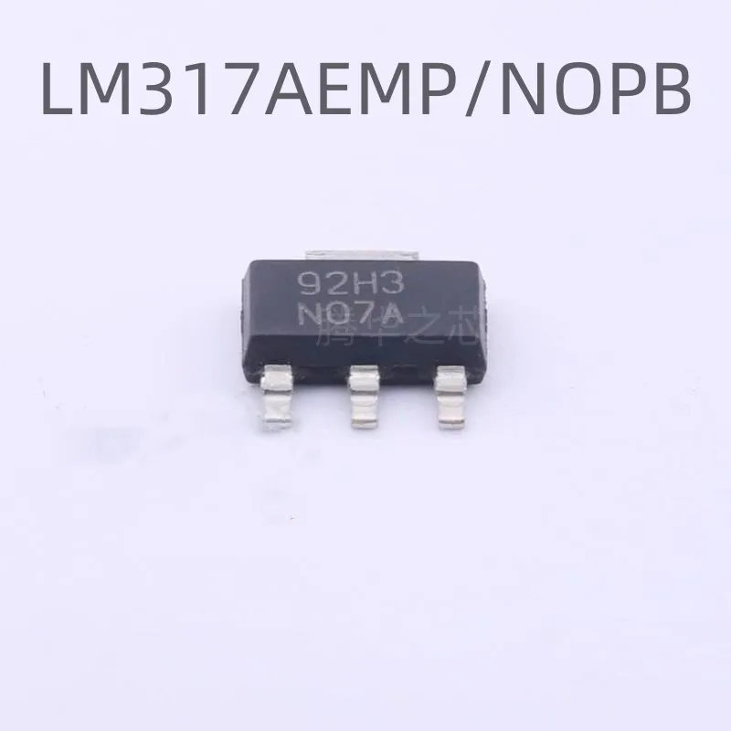 

10PCS new original LM317AEMP LM317AEMPX/NOPB Silkscreen N07A SOT223 Linear Voltage regulator