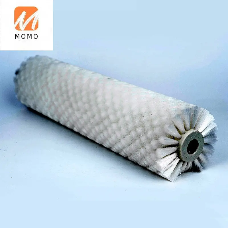 High quality nylon rotating roller brush for photovoltaic solar panel cleaning