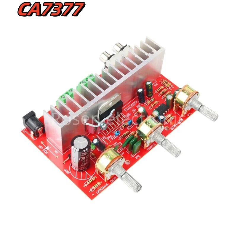 CA7377 TDA7377 DC12V 40W*2 Car DIY Stereo Amplifier Module Dual Channel Amplifier Board Finished Product Amplificado For Speaker