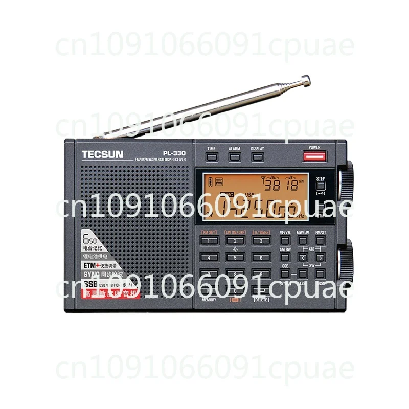 PL-330 FM Medium and Short Wave Single Sideband Digital Full Band DSP Radio Charging