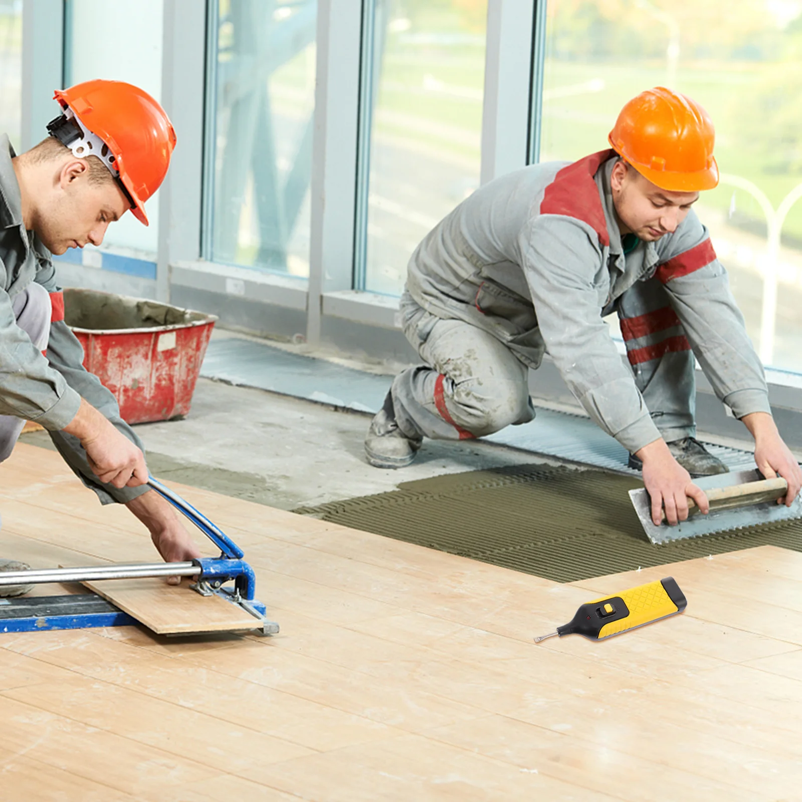 1 مجموعة طقم تصليح الأثاث تصميم مرمم لاسلكي لترميم فجوة الأرضية الصفائحية تثبيت الصيانة المنزلية #1