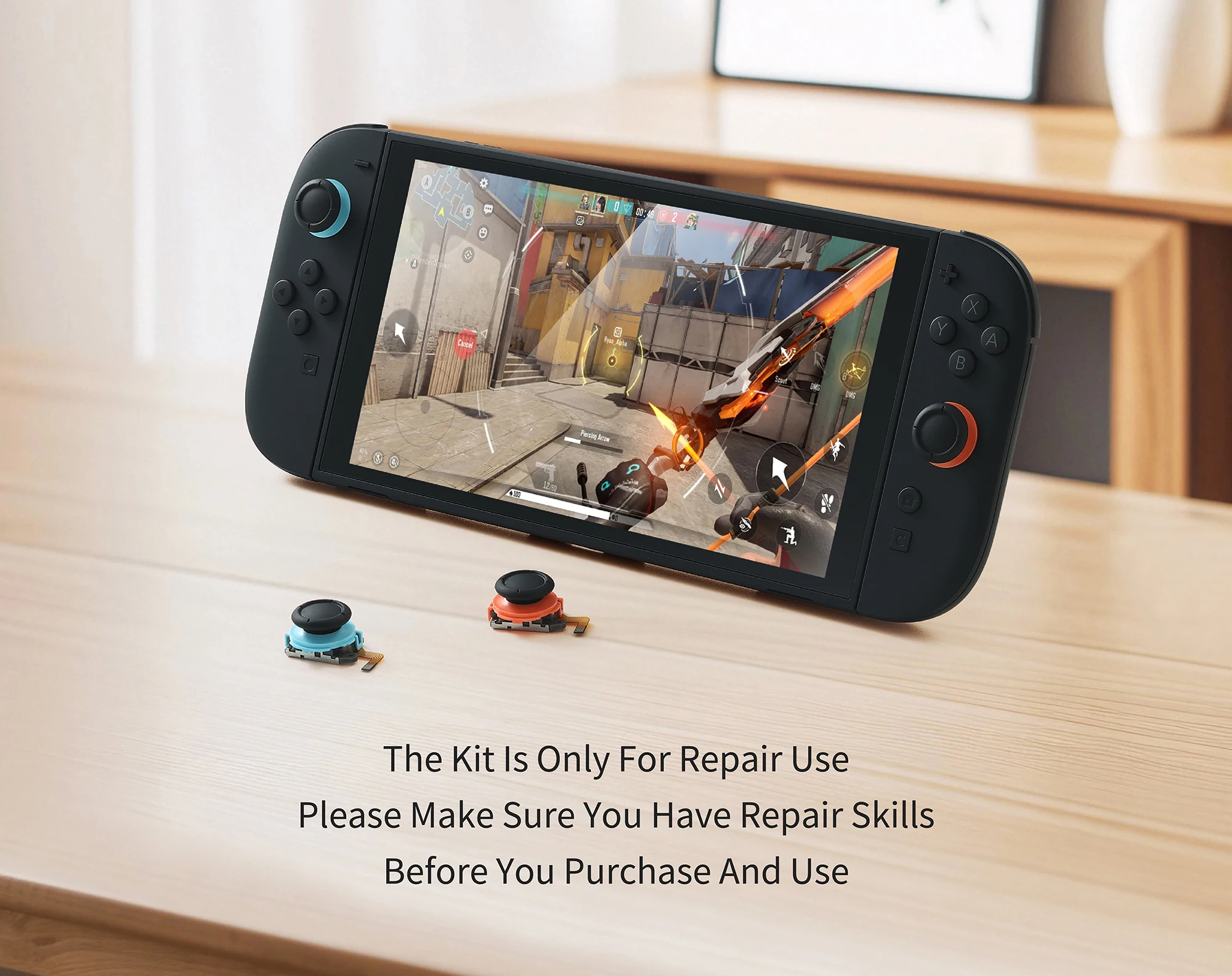 GuliKit TMR Joystick for Nintendo Switch 2 Game Console Repair Replacement，Game Accessories No Drifting Stick for Joy-Con 2 NS2