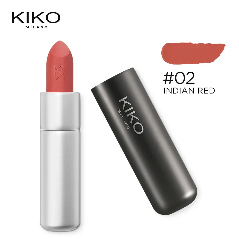 Italy KIKO High Quality Brand Lipstick Matte Satin 13 Colors Long Lasting Waterproof  Lip Stick Lips Beauty Makeup Comestics