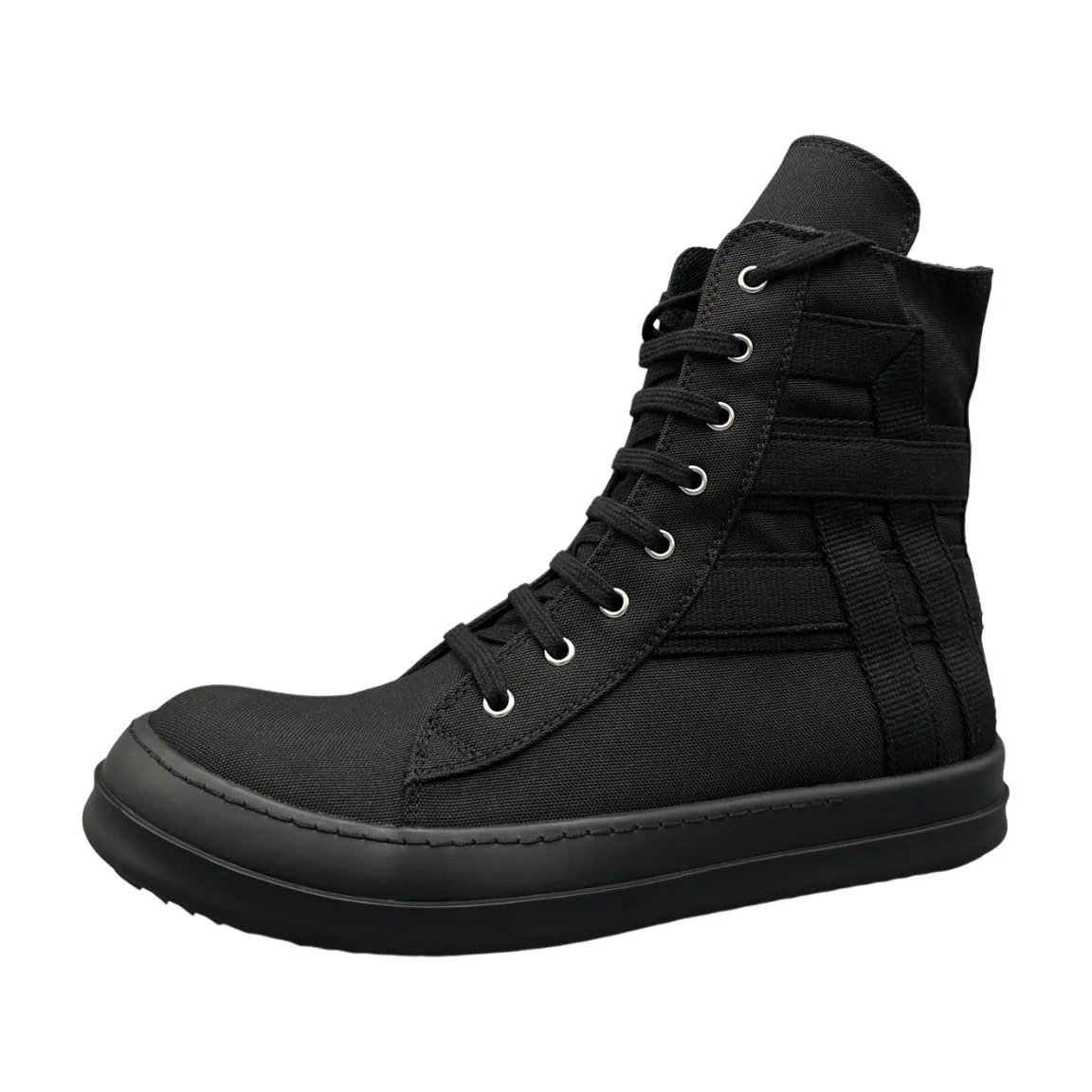 Men's High Top Shoes Casual Canvas Platform Lace Up Women Sneakers Luxury Trainers High Street Designer Original Autumn Boots