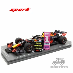 Spark 1:18 F1 2021RB16B No33 Winner Abu Dhabi With No.1 Board Diecast Model Car