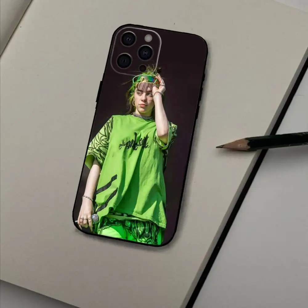 Hot LUNCH B-VERWINDINGEN zanger Telefoon Case Voor iPhone 17 16 15 14 13 12 Max Plus Siliconen Zwarte Cover