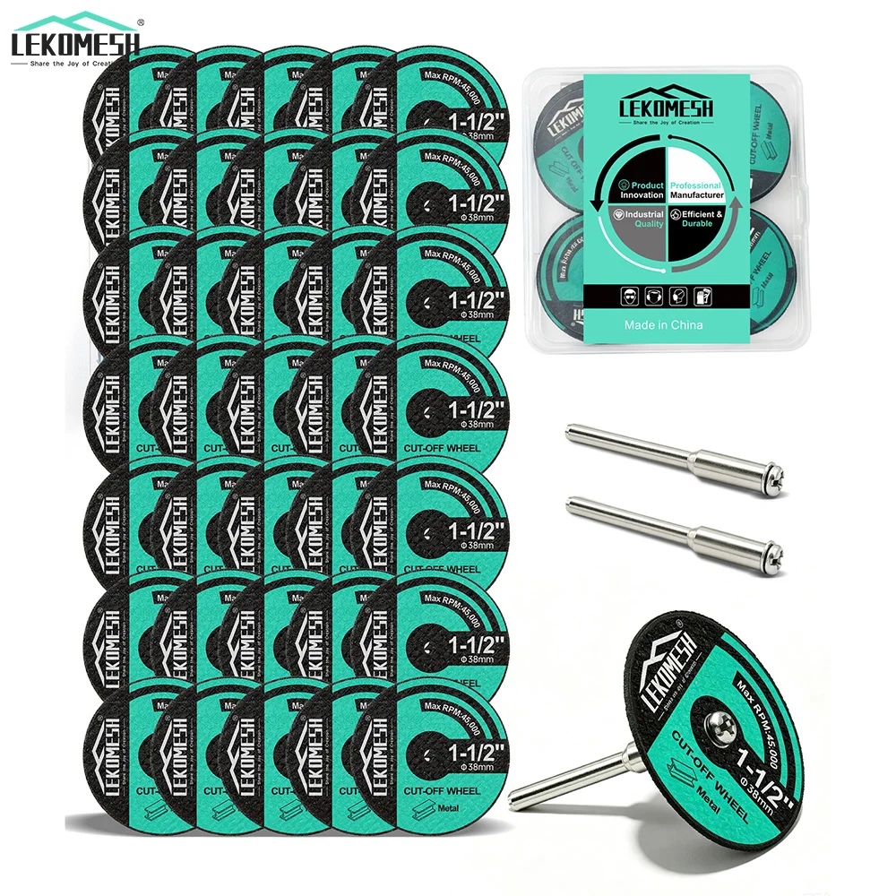 lekomesh-1-1-2-cut-off-wheels-35-60pcs-metal-cutting-disc-for-rotary-tool-accessories-screws-aluminium-plastic-mini-cutter-plate