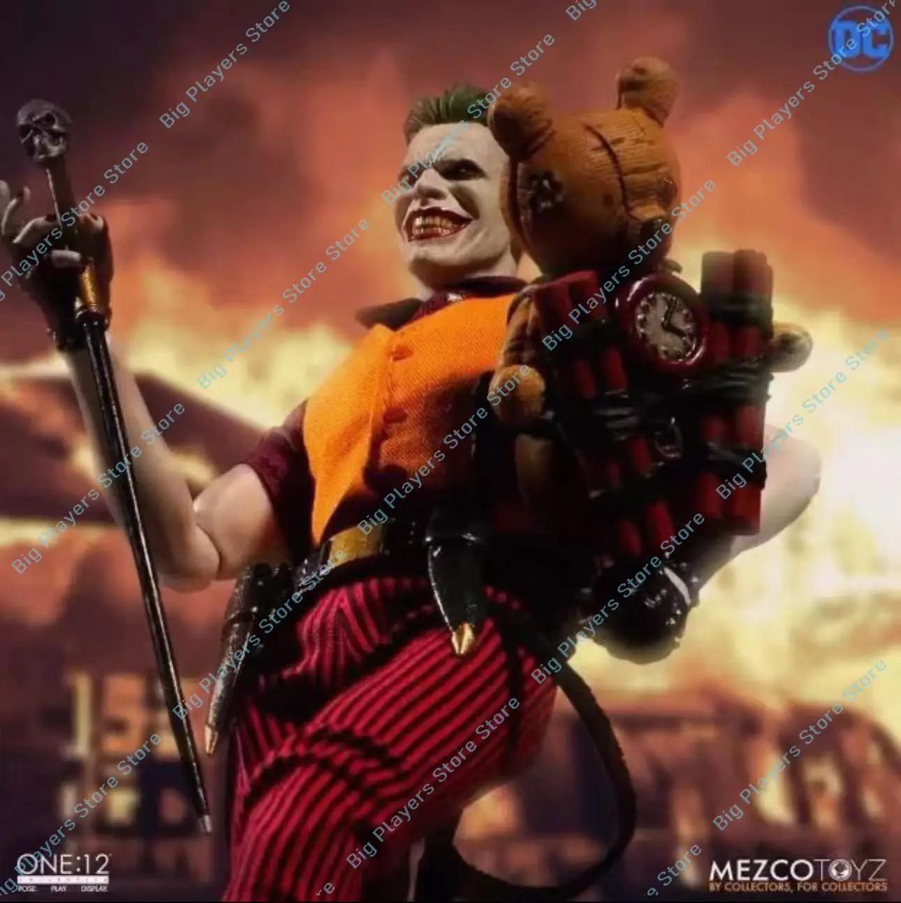

In Stock Now Original Mezco Ant New 52 Goth Clown Justice League Prince of Crime Comic 6 Inch Doll