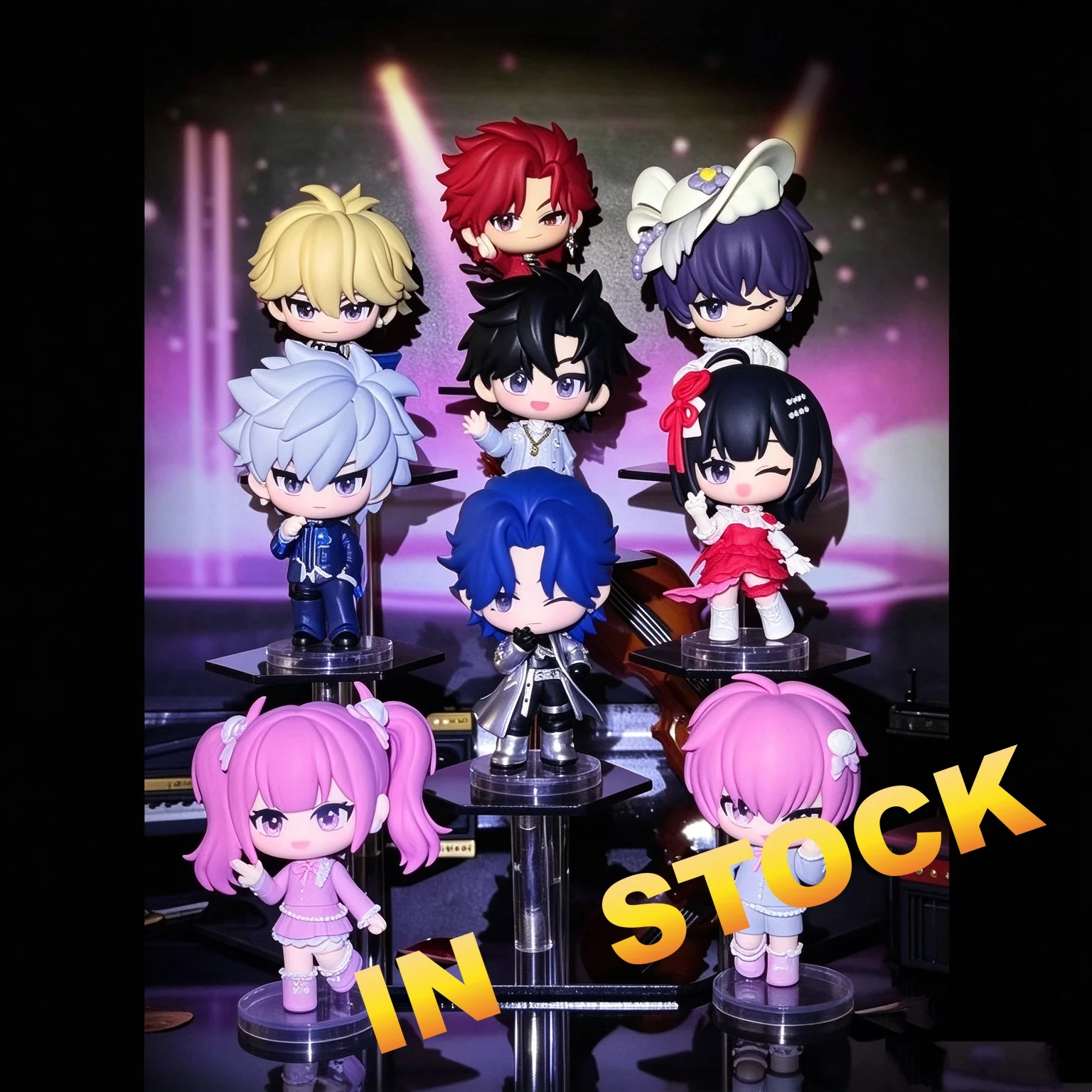 Oryginalny produkt BilibiliGoods Link Click Dream Out Time‑Escape Series Q‑Version PVC Figure Blind Box Urocza ozdoba na biurko Prezent