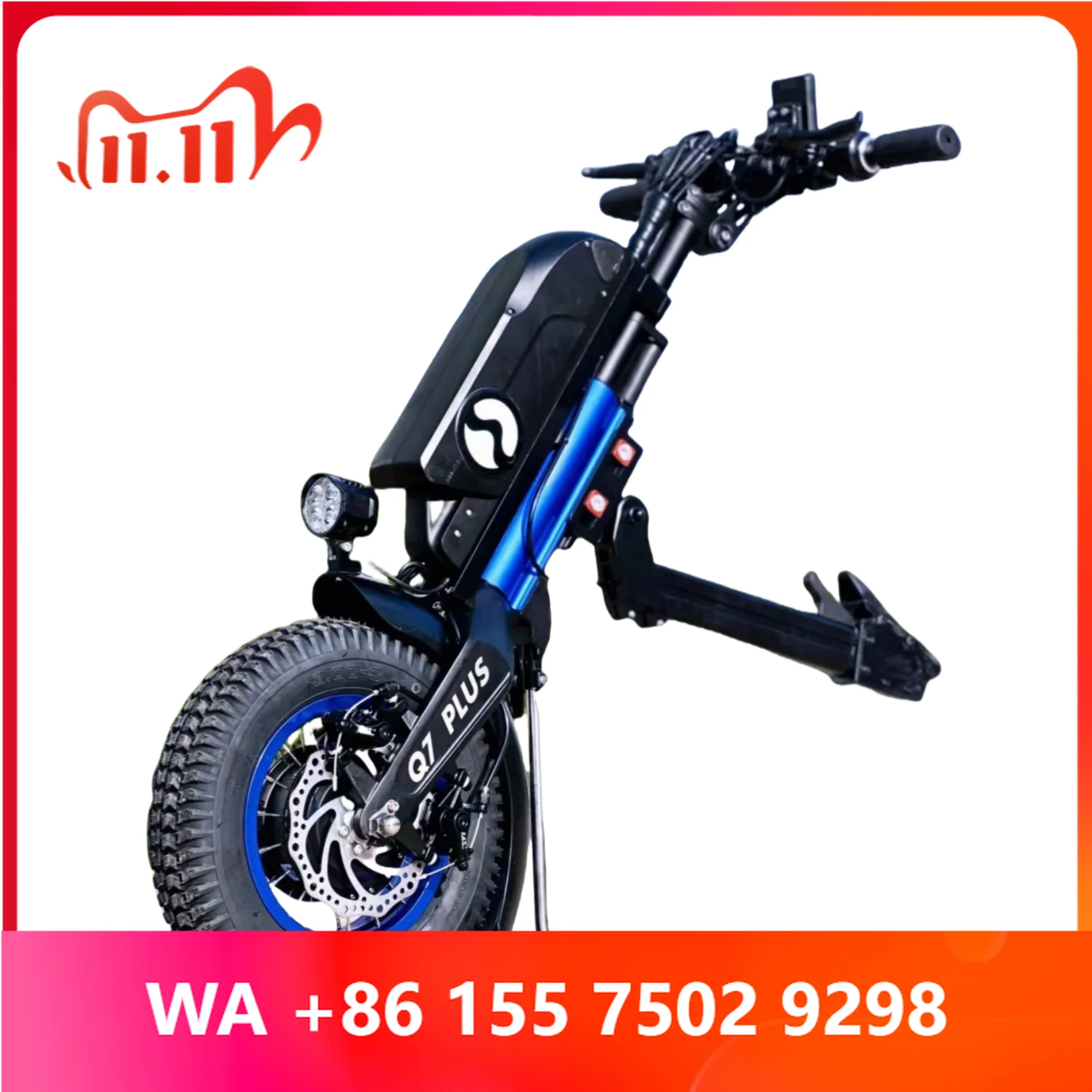 36  Handbike Handcycle Attachment Tractor Conersion Kit