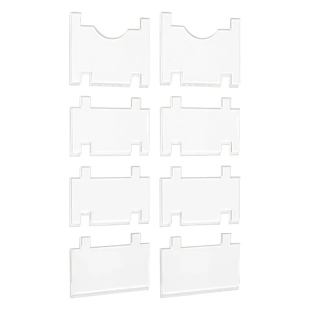 2set Couch Wall Spacer Holder Non-Slip Stoppers Adjustable Acrylic-Spacers For Couch Furniture Wall Protective Mat Clear