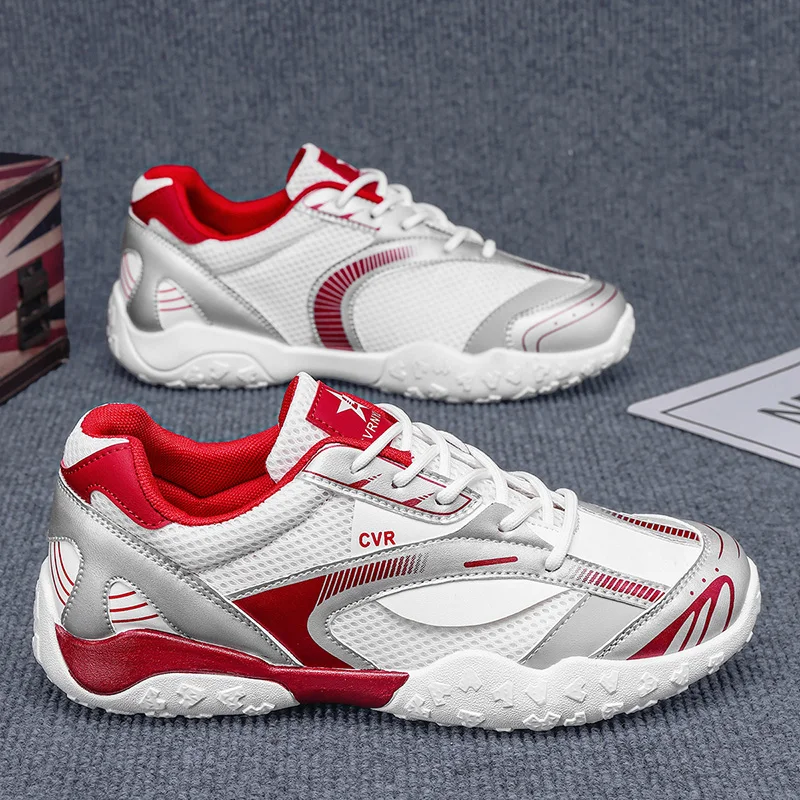 

Men Outdoor Casual Sneakers Minimalist Streamline Design Soft Sole Breathable Anti Slip Wear Resistant Running Training Footwear