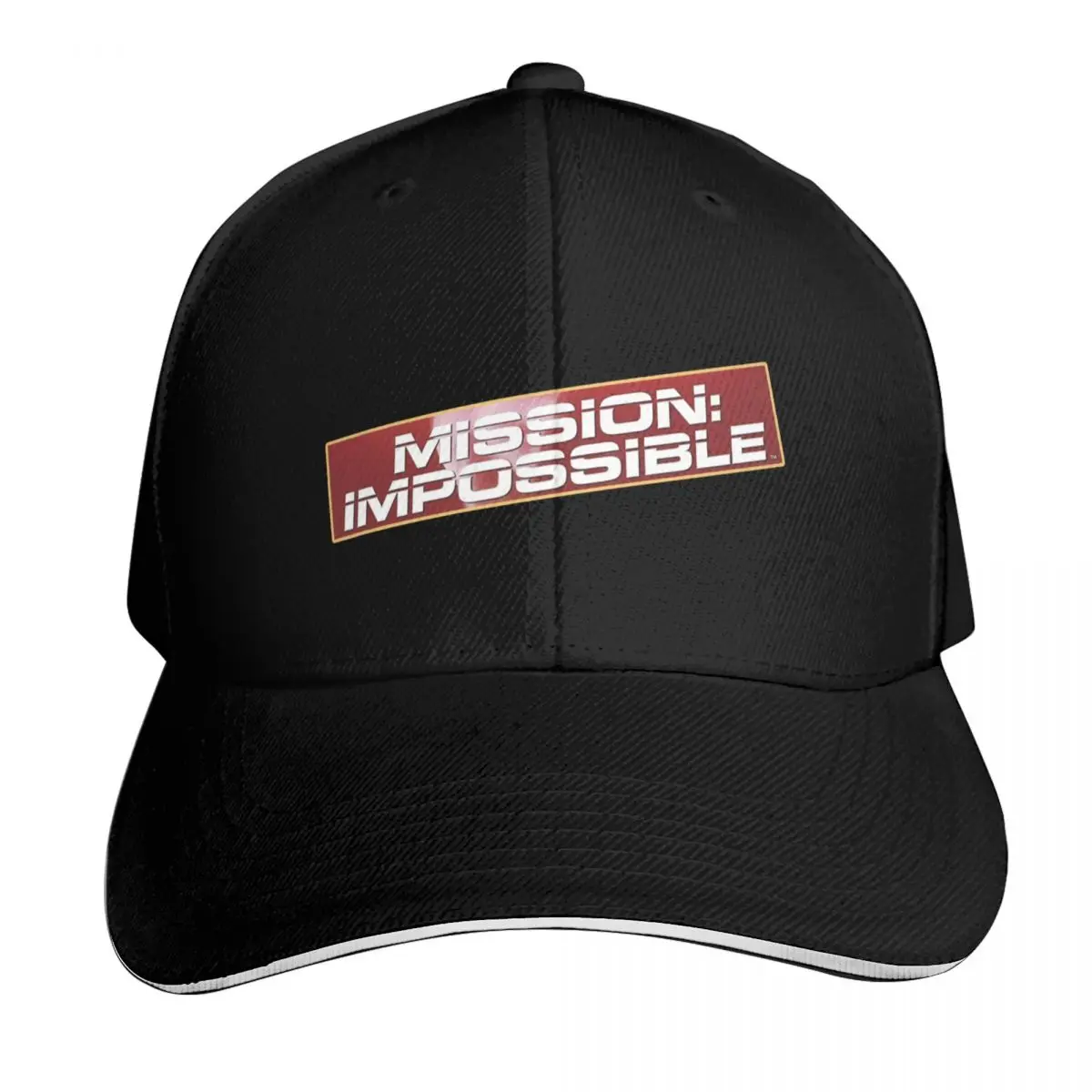 Mission Impossible, 70's series Baseball Cap Quick Dry Performance Cotton Twill Breathable Contrast Two Tone Brim