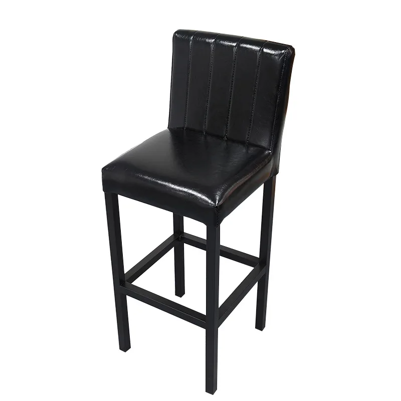 Chair Bar Stool High Stool Clear Wrought Iron Stainless Steel Chair Front Desk Stool Against