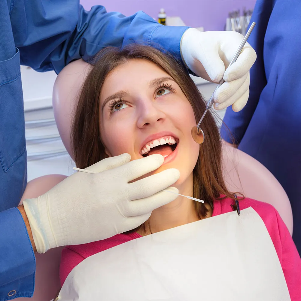 

60 шт. Назальные тампоны с флокированием, одноразовые, для взятия проб, для использования в больницах и лабораториях, для тестирования горла и носа, учебные пособия