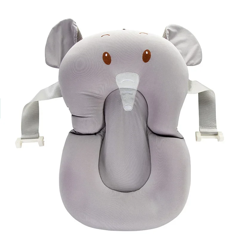 1pc Cartoon Portable Baby Non-Slip Bath Tub NewBorn Air Cushion Bed Chair Shelf  Shower Cute Animal    Pad