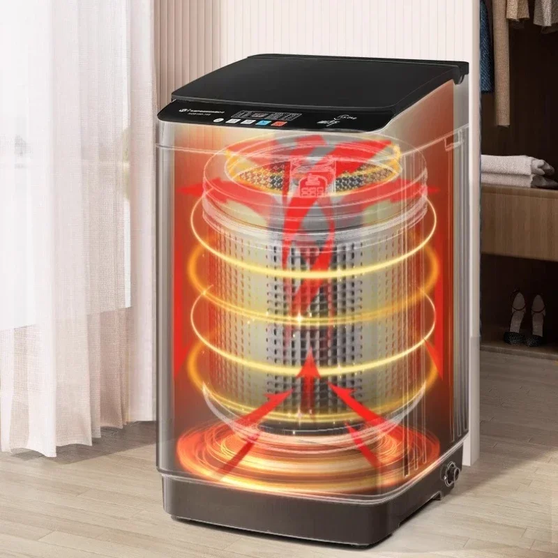 Obrázek 7: Mytí stroj automatický domácnost mytí a schnoucí integrovaný 10KG large-capacity buben pronájem kolej modelka