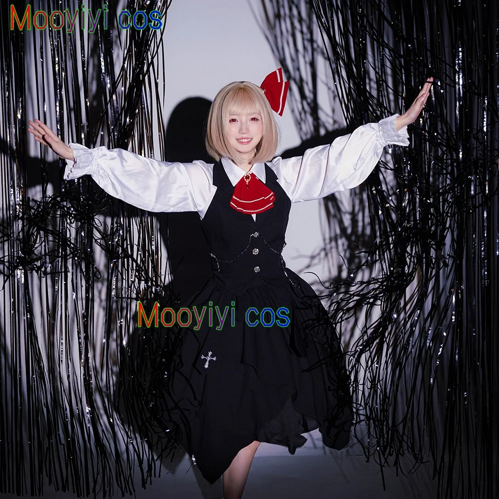 Disfraz de Rumia Cosplay para Halloween, fiesta de juegos de rol de Navidad, juego de cómic, vestido talla S-XL nuevo proyecto chaleco vestido de media falda