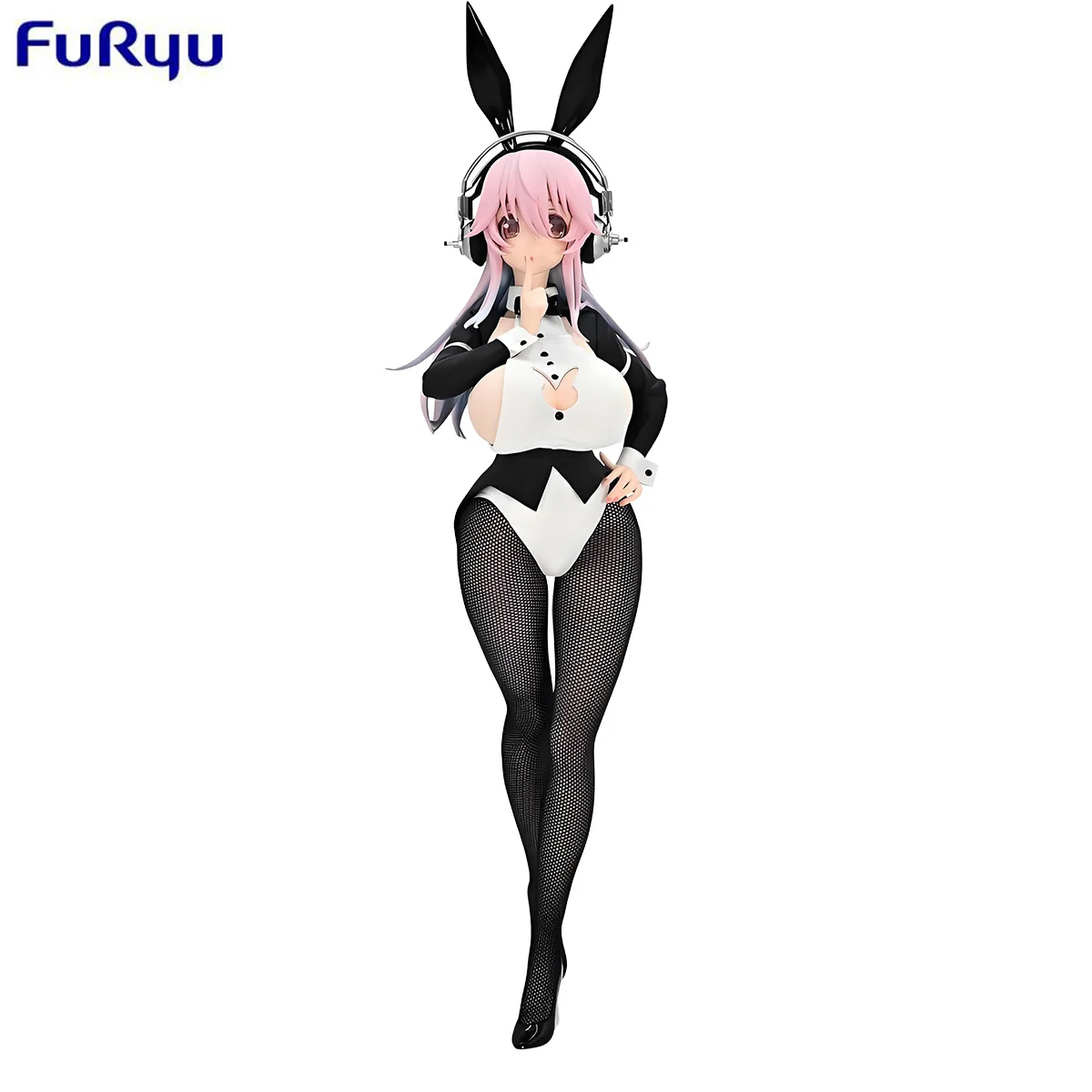 

In Stock Furyu Original SUPER SONICO BiCute Bunnies Newly Drawn Costume Anime Model 20cm PVC Action Figure Toys Gifts