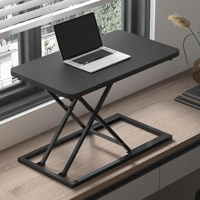 Standing Lift Desk Adjustable Laptop Desktop Monitor Workbench Raiser for Office Learning Home