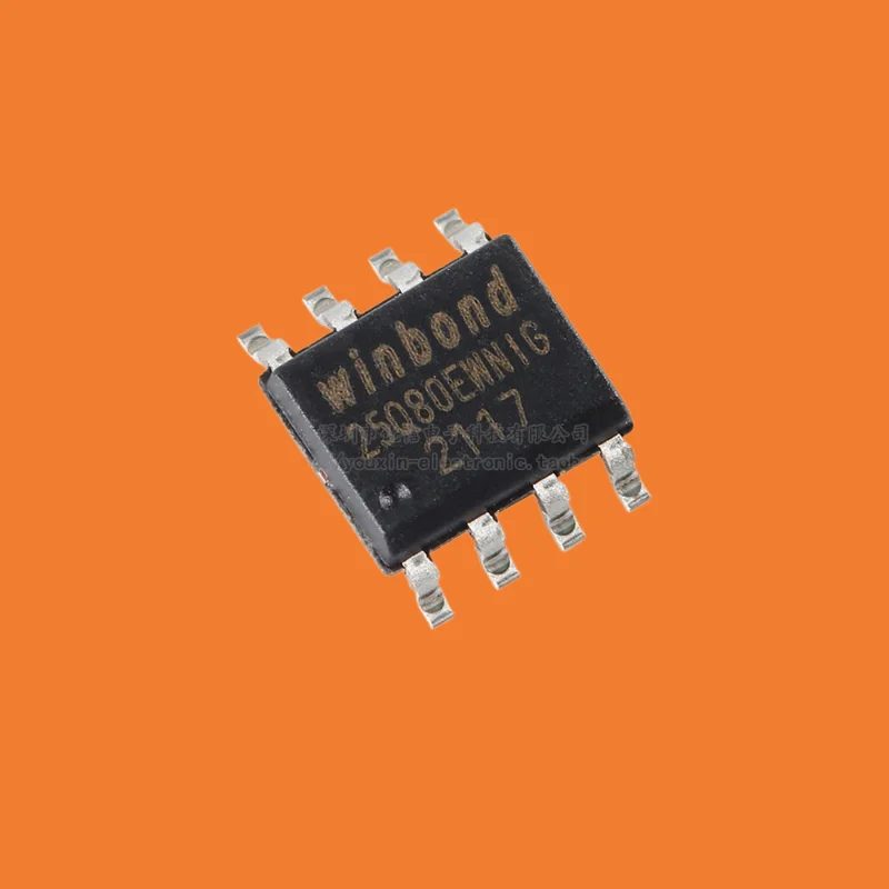 10pcs/Original genuine patch W25Q80EWNIG SOIC-8 1.8V 8M bit serial flash memory chip
