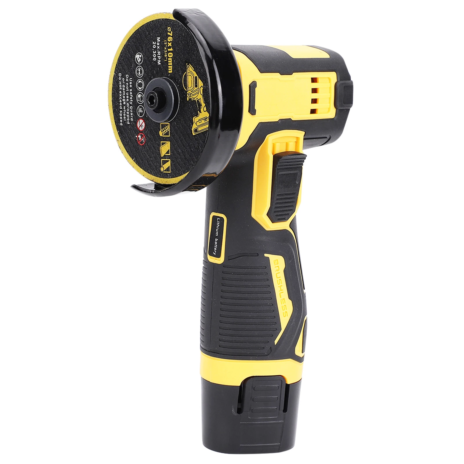 

Mini Handheld Electric Angle Grinder 21V Cordless Cutting Polishing Machine Multifunctional Cutter Polisher Grinder 19500RPM