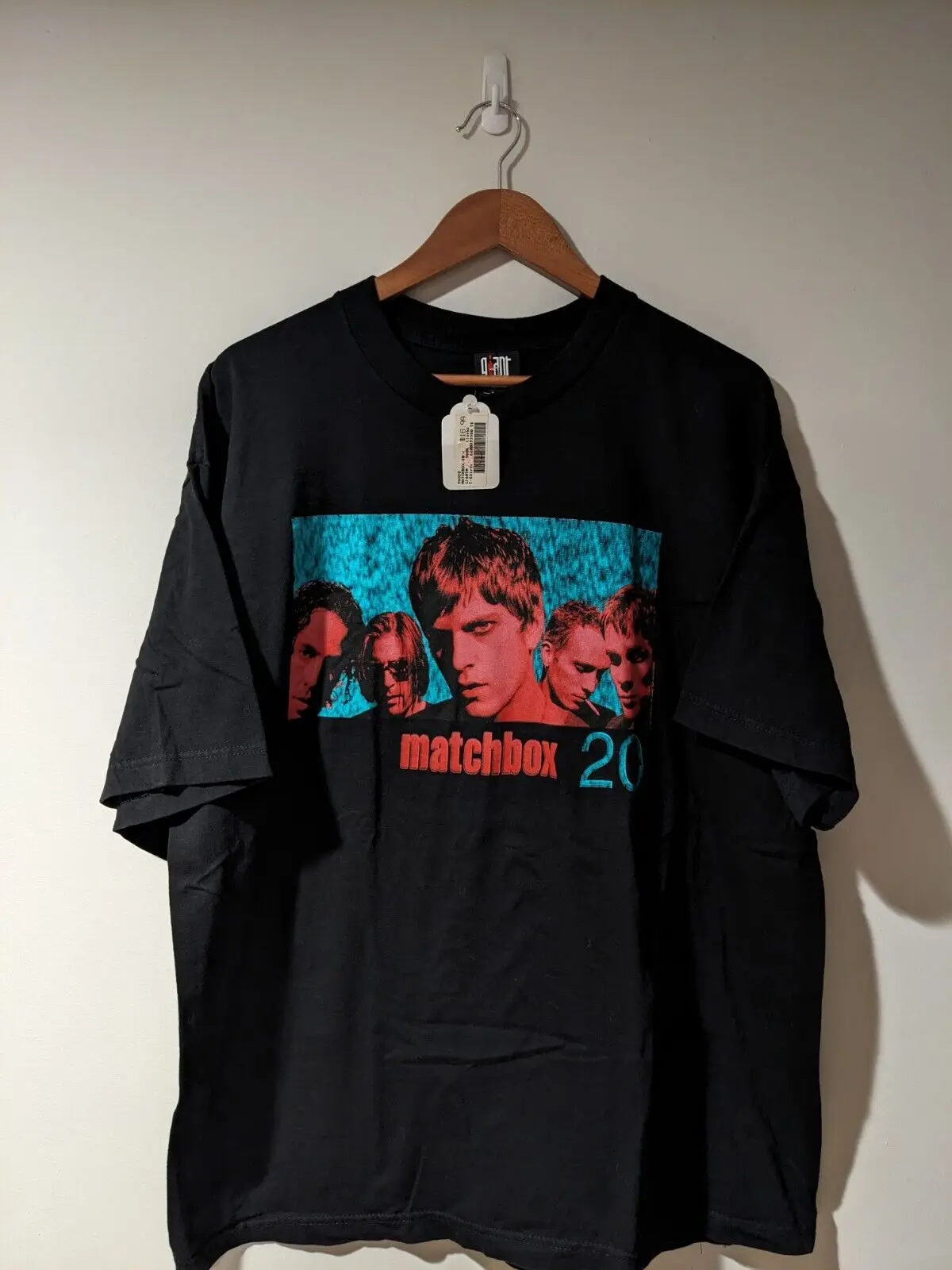 Vintage 1997 Matchbox Twenty Photo Giant Black X-Large T-Shirt