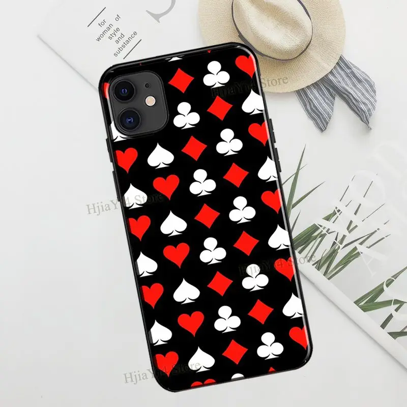 Poker Surreal Aesthetic Art TPU Case For iPhone XR X XS Max Plus 13 Pro 12 mini 11 14 15 16 Pro Max Coque Capa