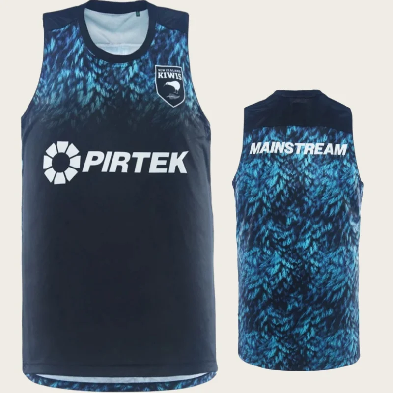 2026 Neuseeland Kiwis Heim- und Auswärts-Trainings-Rugbytrikot 2026 KIWI HOME JERSEY T-Shirts Atmungsaktive Bequeme Weiche Familienkleidung – Detail 4