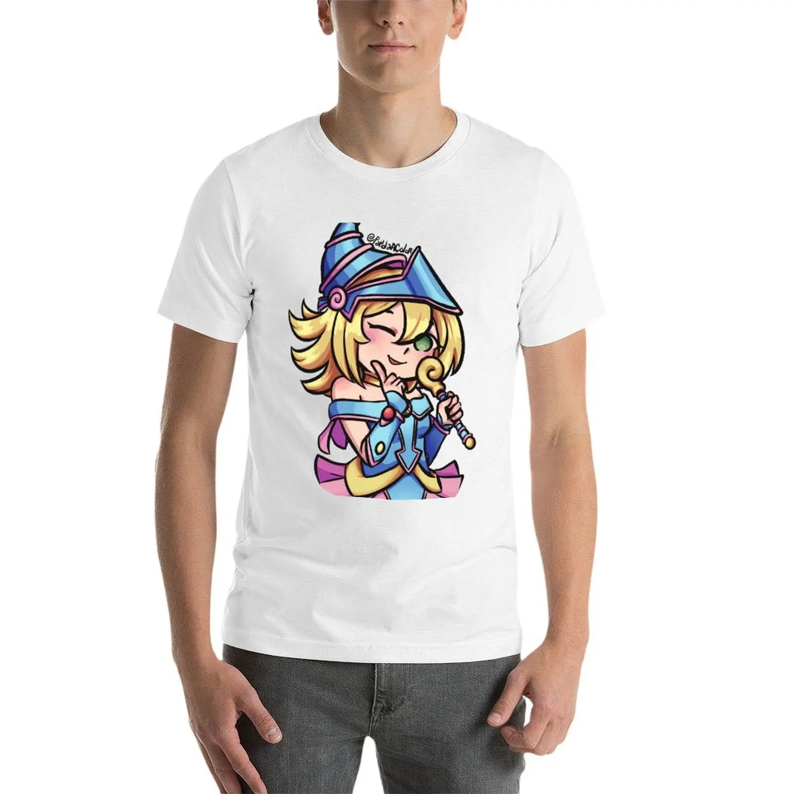 ダークマジシャンガール Tシャツ綿 tシャツ男性アニメ tシャツ男性用 Tシャツ