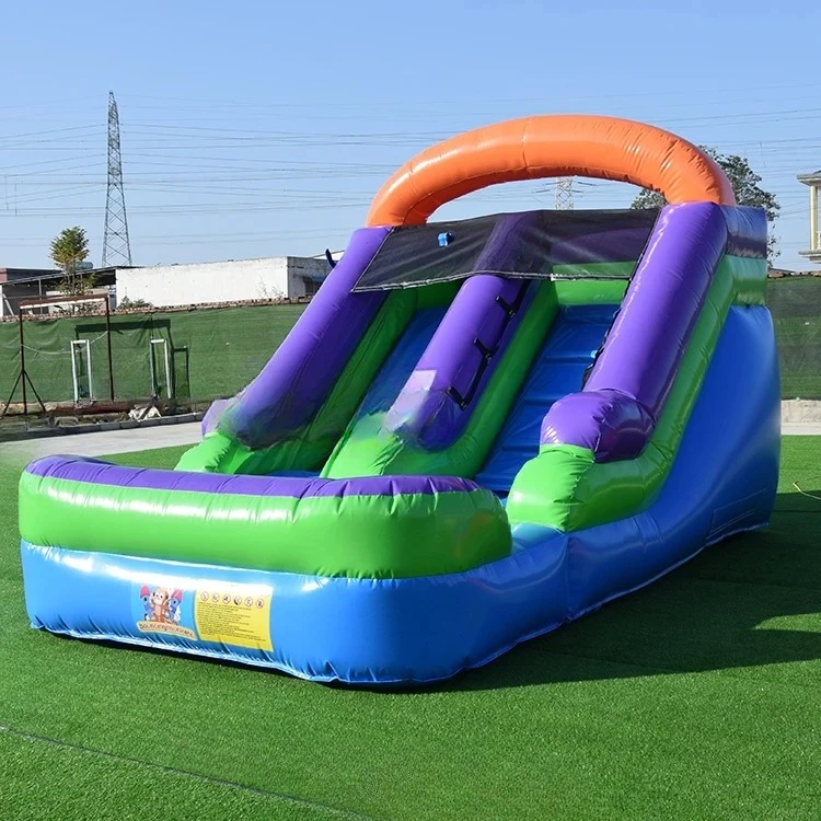 

Outdoor Water Slides Backyard Mini Single Land Bouncer Inflatable Water Slides for Sale