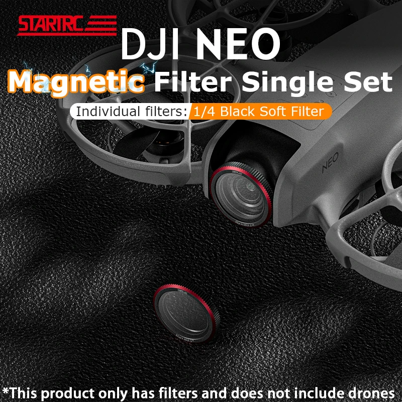 STARTRC Starlight Filter für DJI NEO Serie Spezieller Einzelner Schwarzer Softfilter Zubehör