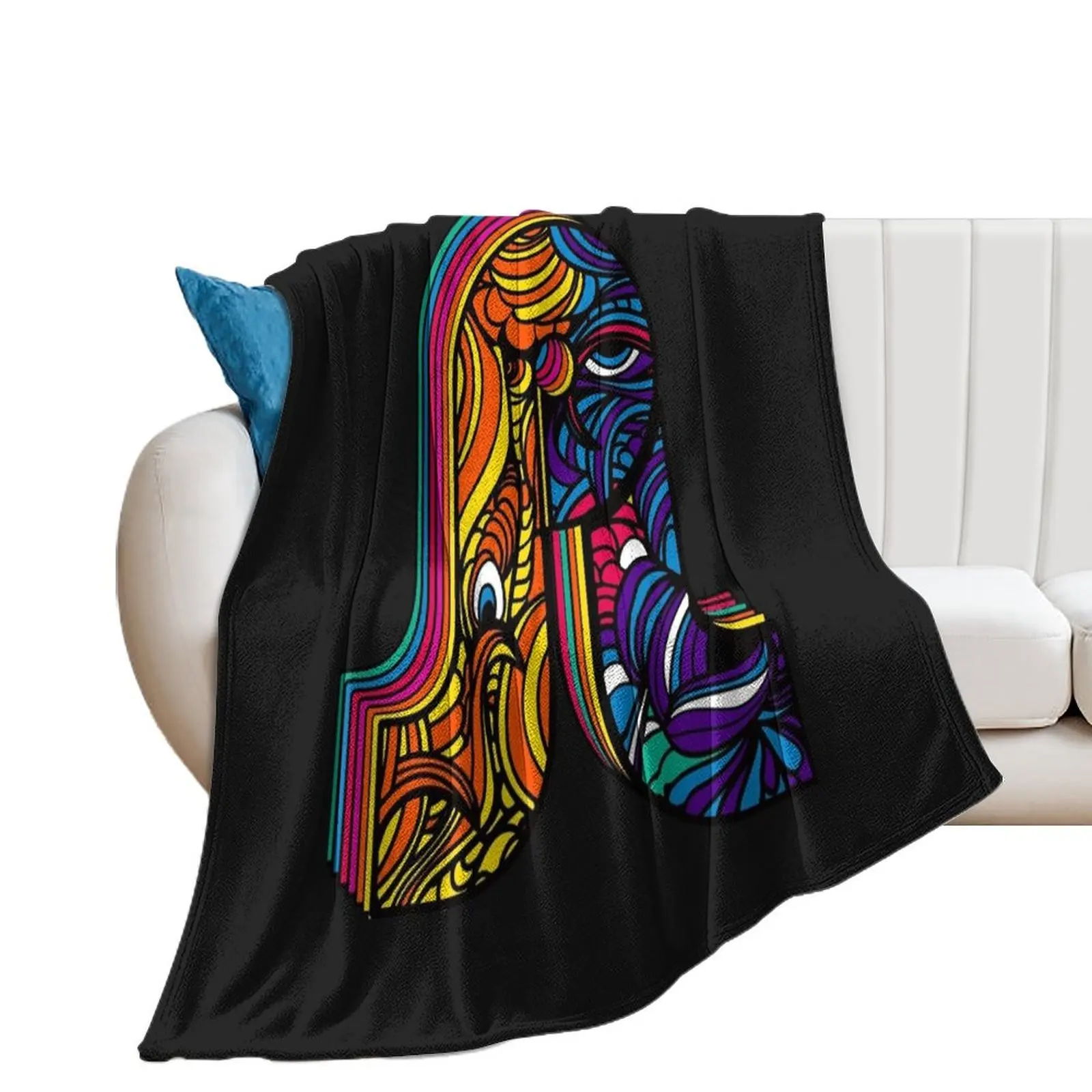 

Pl pretty lights music logo classic t shirt Throw Blanket Softest Thin Decorative Sofa Blankets