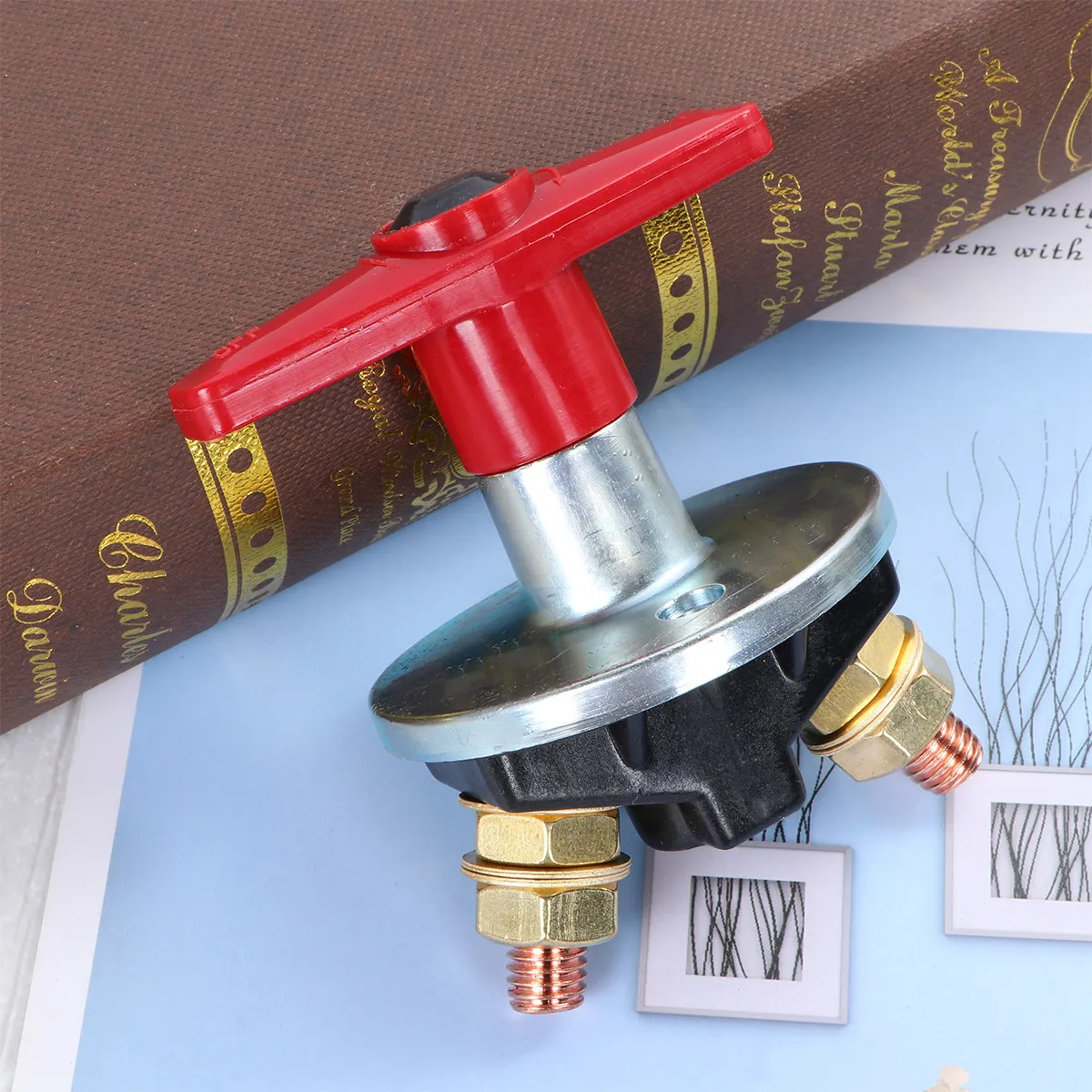 200a Battery Disconnect Isolator Durable Cut Off Switch for Car Boat Van Truck Rv Motorcycle Power Blackout 12V-60V