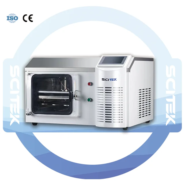 SCITEK Box Freeze Dryer Automatic Capping 12kg Freeze Dryer Dengan Sistem Alarm Audio-visual