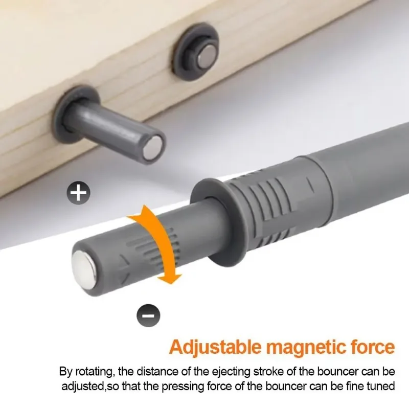 10Pcs Hidden Soft Quiet Close Closer Concealed Cabinet Rebounder Kitchen Cupboard Dampers Buffers Drawer Furniture Door Stopper image 3