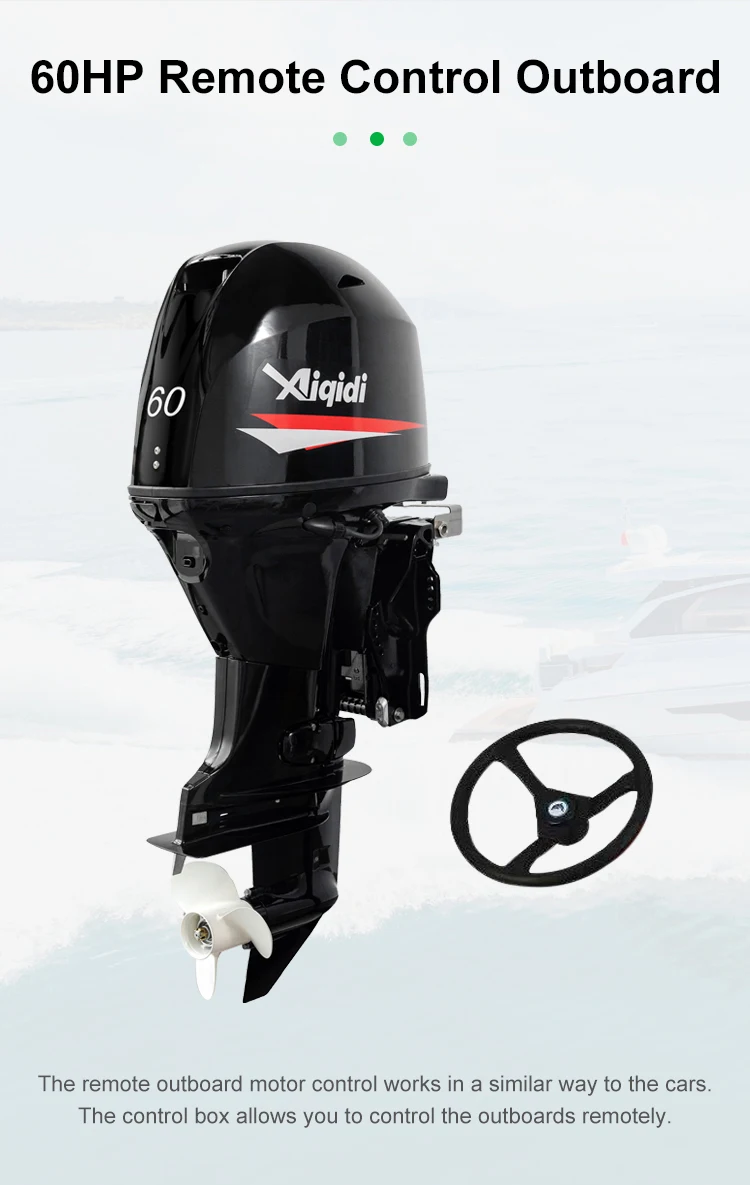 EFI Power Tilt 60HP Outboard Motor 4 Stroke With CE Certificate