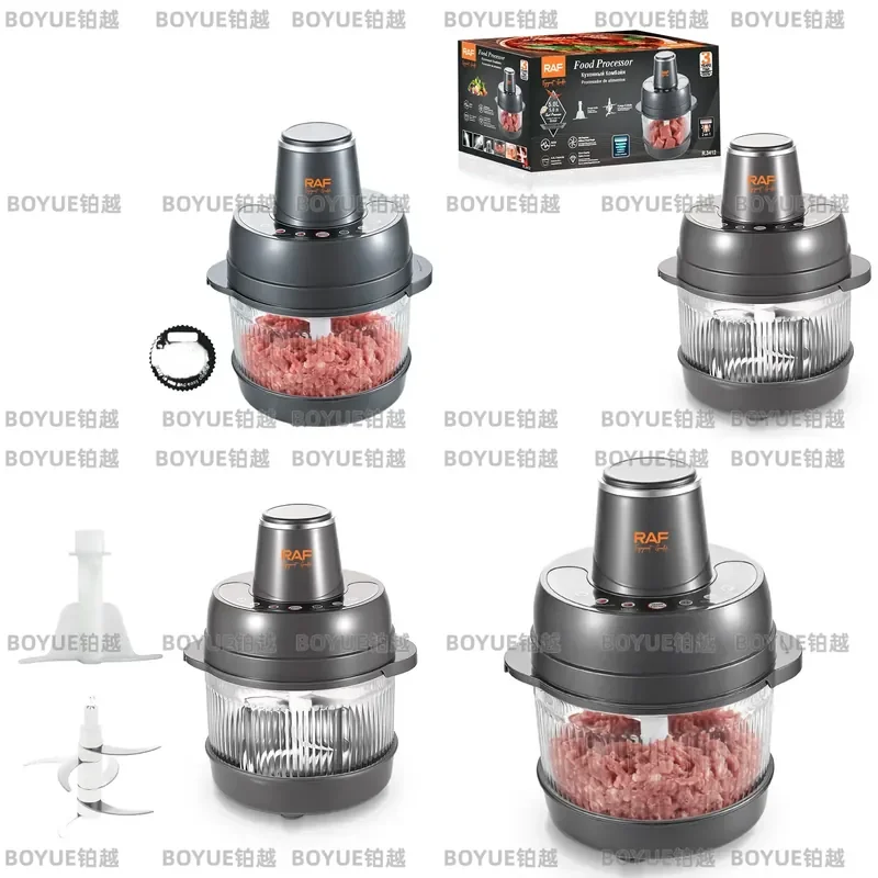 5L Automatic Dough Mixer Meat Grinder Household Large Capacity Kneading Machine for Minced Meat Vegetables European Standard