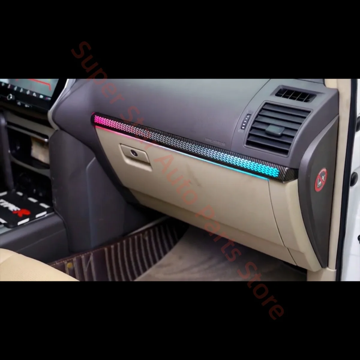 For Toyota Prado 2010-2019 LED Ambient light car interior lighting upgrade Auto accessories Atmosphere lamp Buttons &APP control