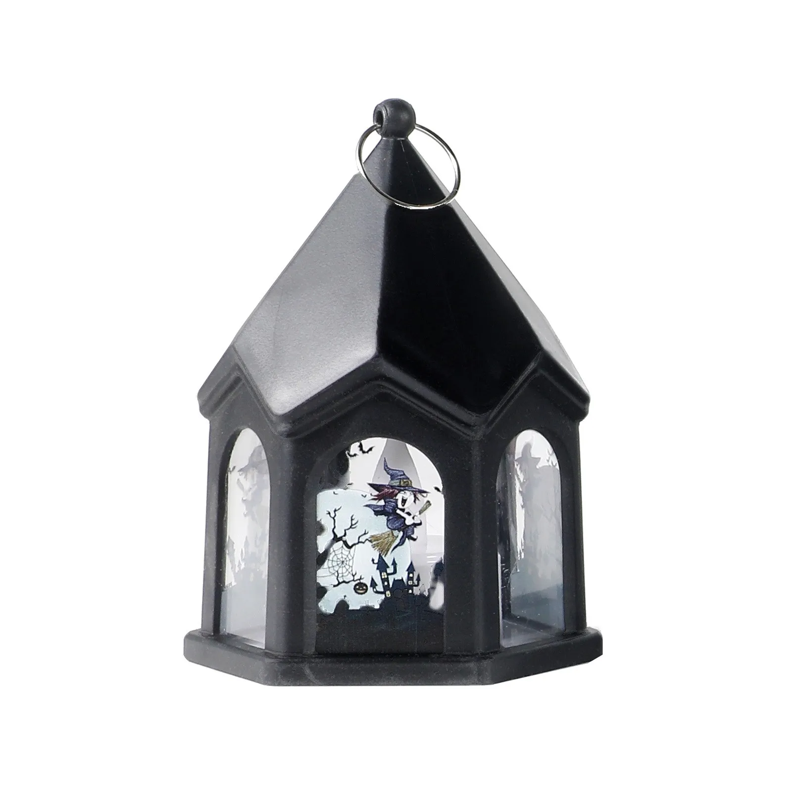 هالوين القلعة نمط اليقطين فانوس باليد هالوين فانوس معلق الحلي مسكون القلعة نمط قلادة ديكور الدعائم