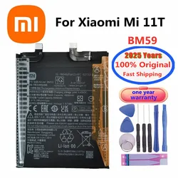 2025 Years Xiao mi 100% Original BM59 Battery For Xiaomi mi 11T M11T BM59 BM 59 Battery 5000mAh Capacity Fast Shipping + Tools