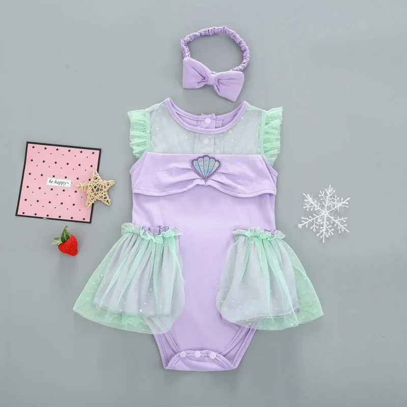 فستان بذلة حورية البحر للأطفال ، زي ذيل حورية البحر للأطفال الصغار ، فستان تنكري للحفلات ، ملابس زاحفة للفتيات ، أكمام قصيرة