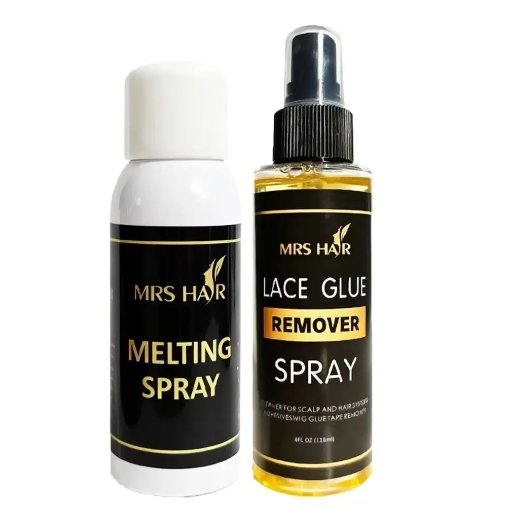 Lace Melting Spray Extreme Hold Waterproof Lace Glue Wig Adhesive Remover Lace Frontal and Full Lace Wigs Durable