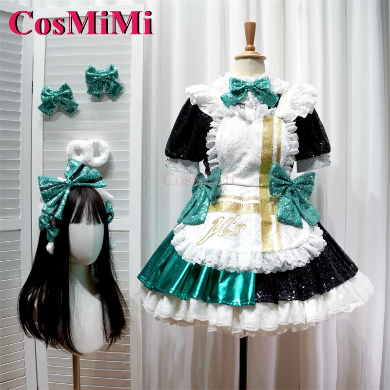 أزياء CosMiMi Anime LoveLive Minami Kotori التأثيرية للحفلات الموسيقية الصوتية فستان الأداء الحلو كرنفال ملابس لعب الأدوار
