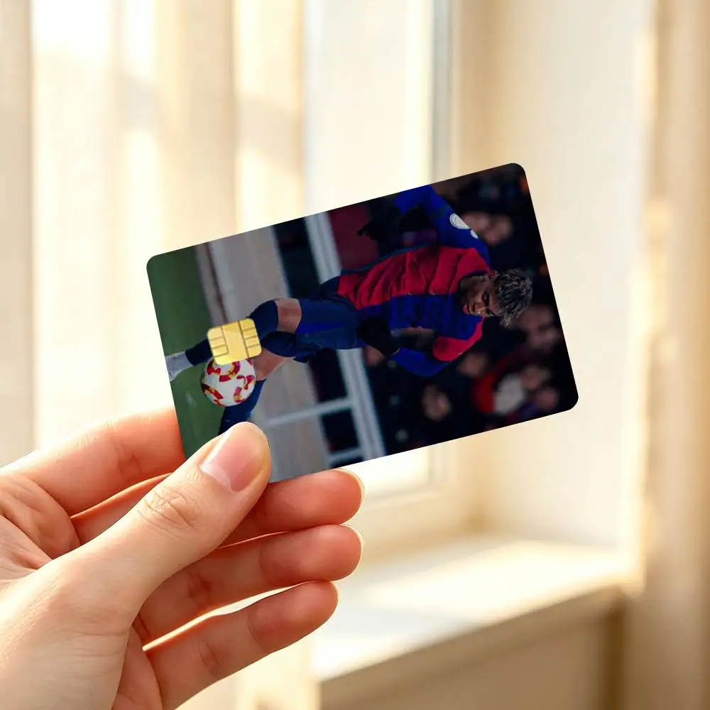 Lamine Yamal Football Credit Card HD Stickers Premium matte film effectively prevents fingerprints and daily abrasion.