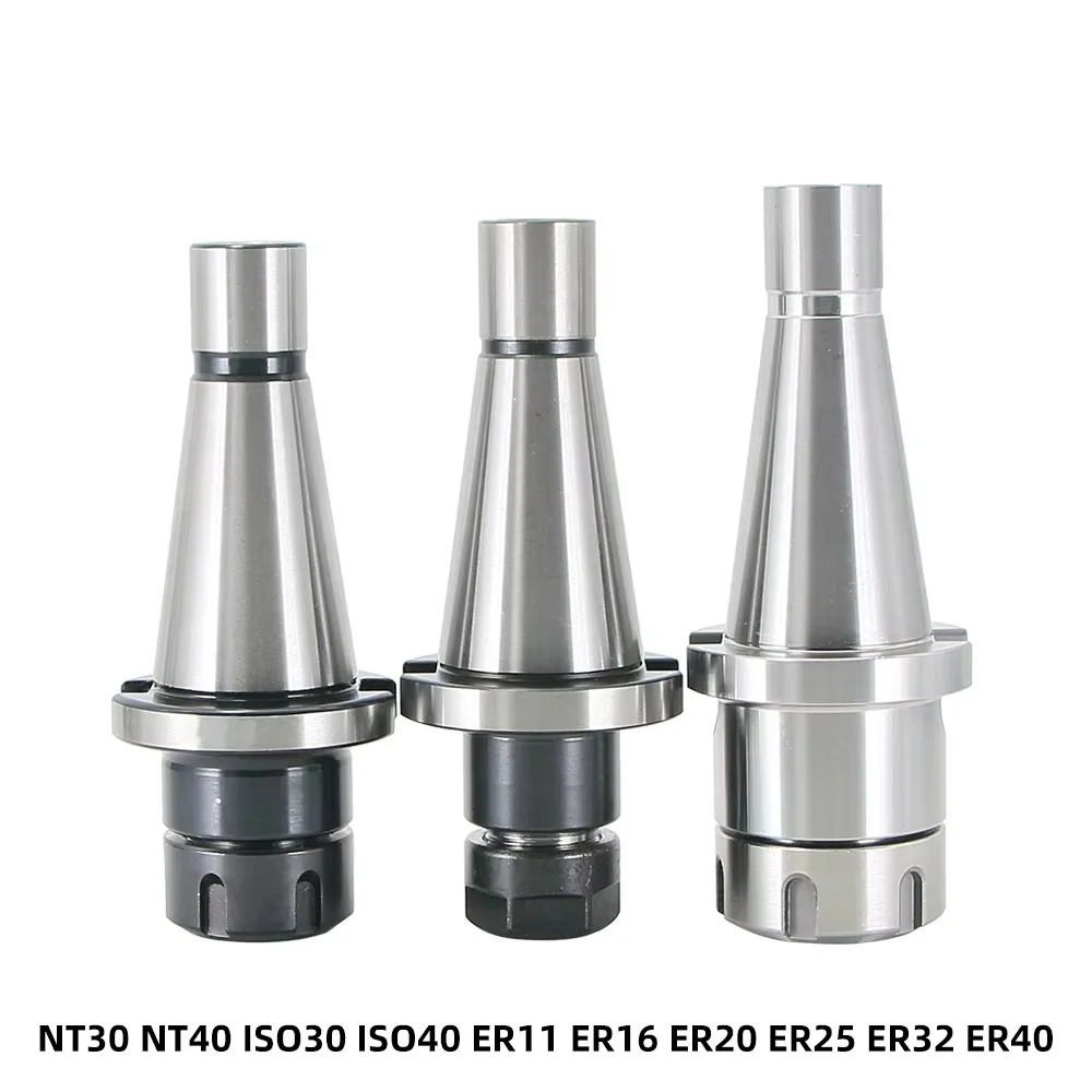 Heavy Duty NT ISO ER Collet Chuck Mill Tool Holder NT30/40/50 ISO30/40/50 ER11-ER40 For CNC Milling Machine Face Milling Spindle - view 2