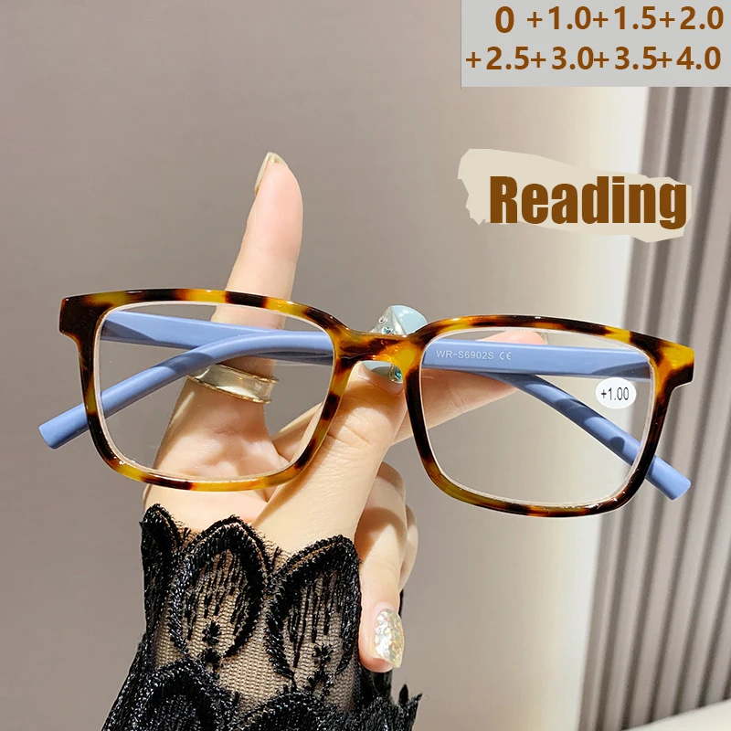 جديد كتلة اللون مكافحة صندوق الضوء الأزرق خفيفة للغاية الرجال والنساء موضة عالمية بسيطة متعددة الاستخدامات خفيفة للغاية نظارات للقراءة 6902 #1