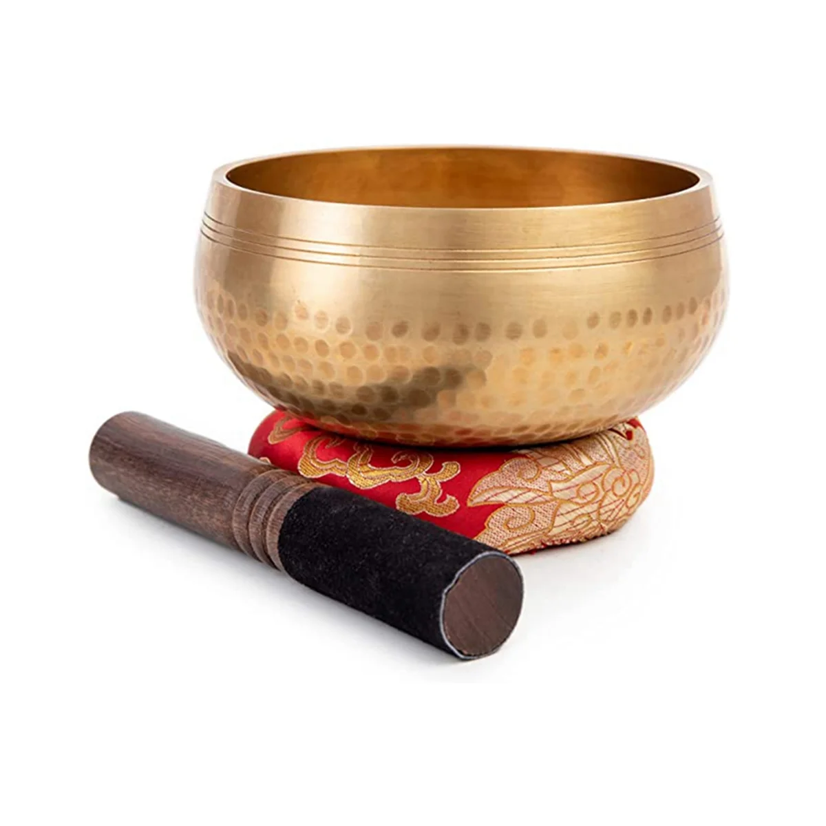 

Tibetan Singing Bowl Set - Easy to Play for Beginners - Handmade Mindfulness Meditation Overall Sound